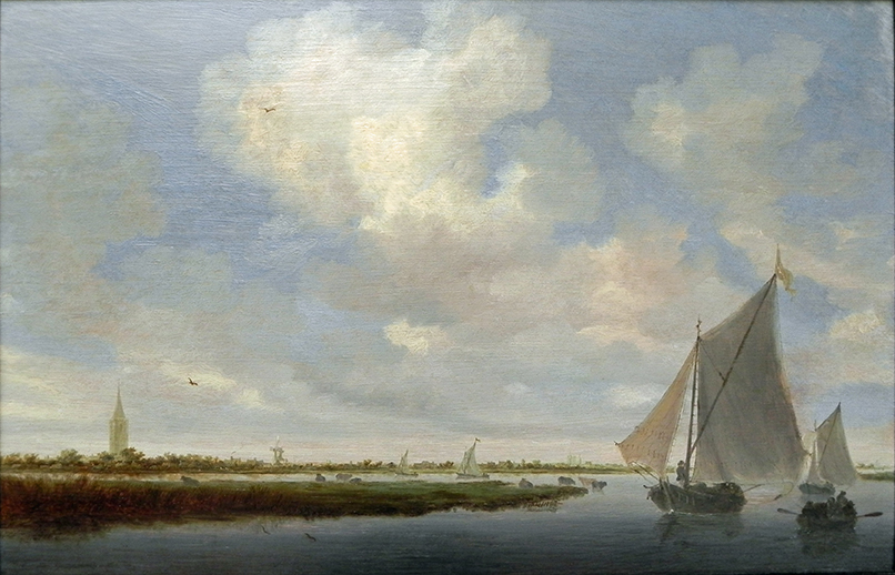 Salomon van Ruysdael Segelboote Wijkermeer